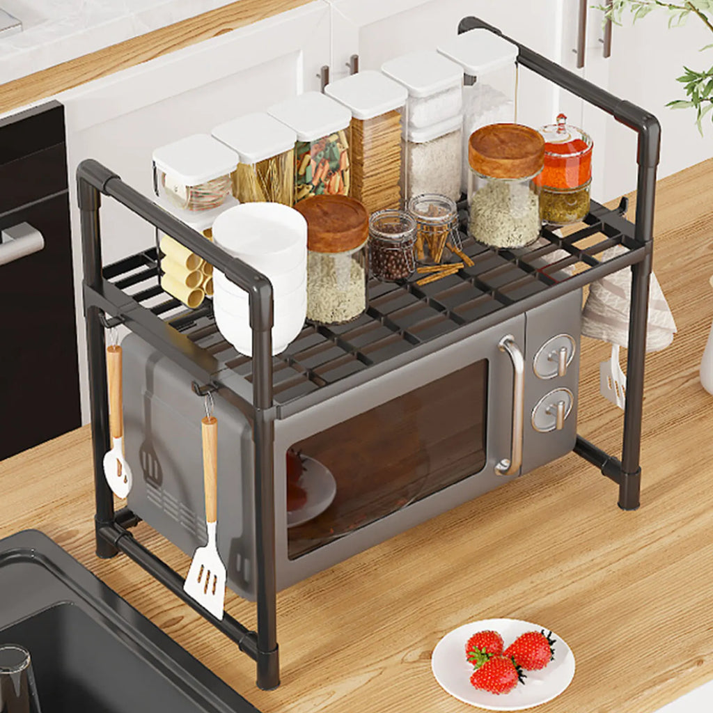 Microwave Oven Storage Rack – Multifunctional Kitchen Shelf