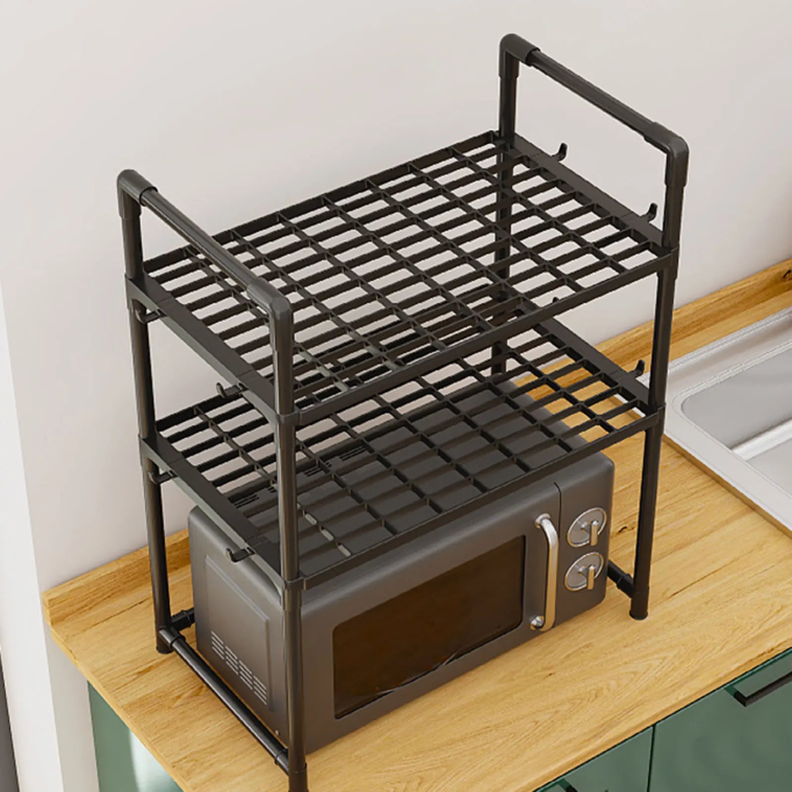 Microwave Oven Storage Rack – Multifunctional Kitchen Shelf