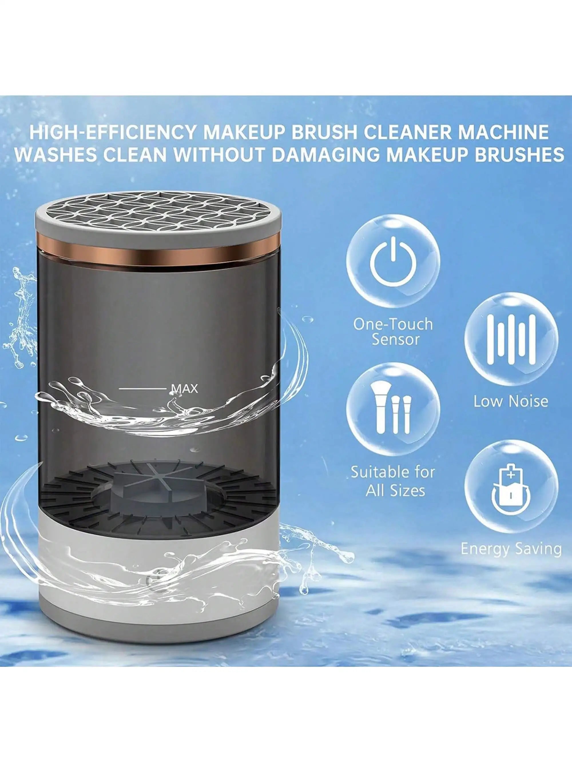 Electric Makeup Brush Cleaner -Automatic Cleaner -Dryer
