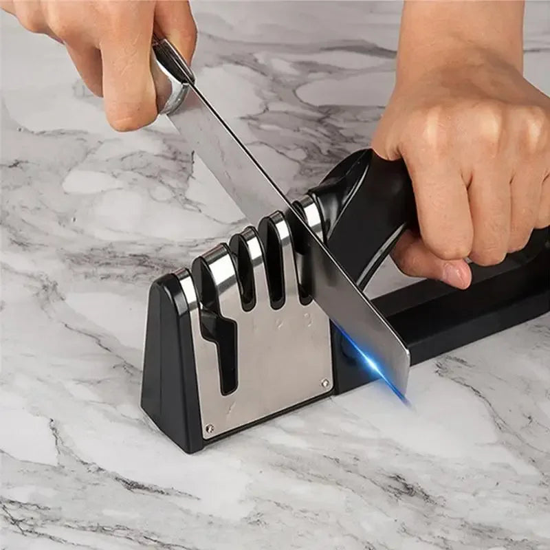 Kitchen Knife Sharpener – 4-Stage Multifunctional Sharpener