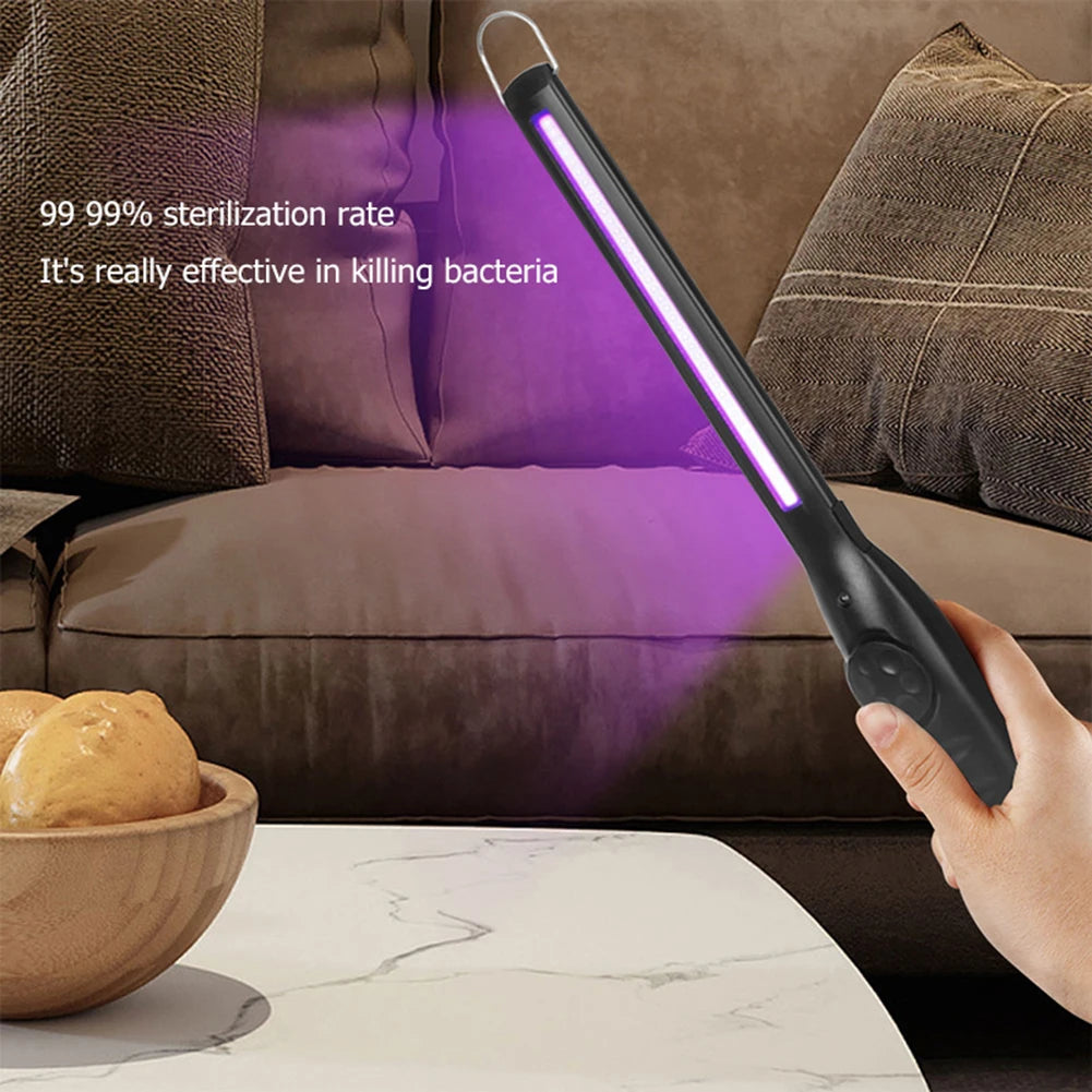 LED Portable UV Sterilizer Mini UV Disinfection Light UV Light Sanitizer Ultraviolet Germicidal Lamp for Home Office