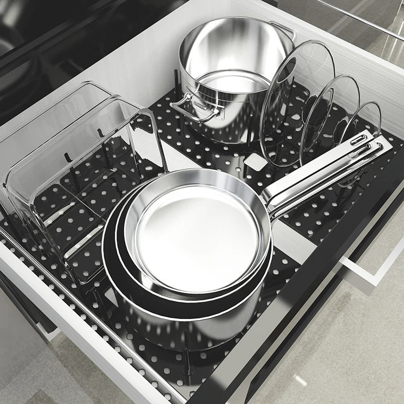 Kitchen Dish Drying Rack – Telescopic Adjustable Plate & Glass Holder