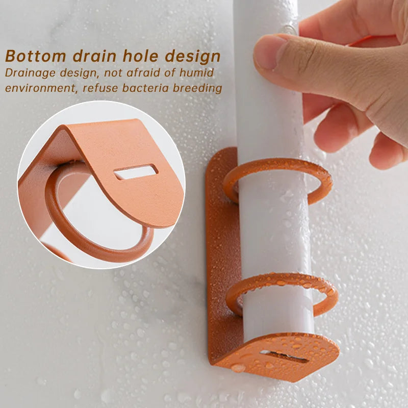 Metal Toothbrush & Razor Holder