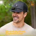Summer 2026 Solar Fan Hat - USB Rechargeable Cooling Cap, Breathable Mesh Sun Visor, Adjustable Wind Speed for Outdoor & Fishing