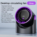 Portable Air Circulator Fan 1200mAh – Rechargeable Desktop Fan with 100-Speed Control