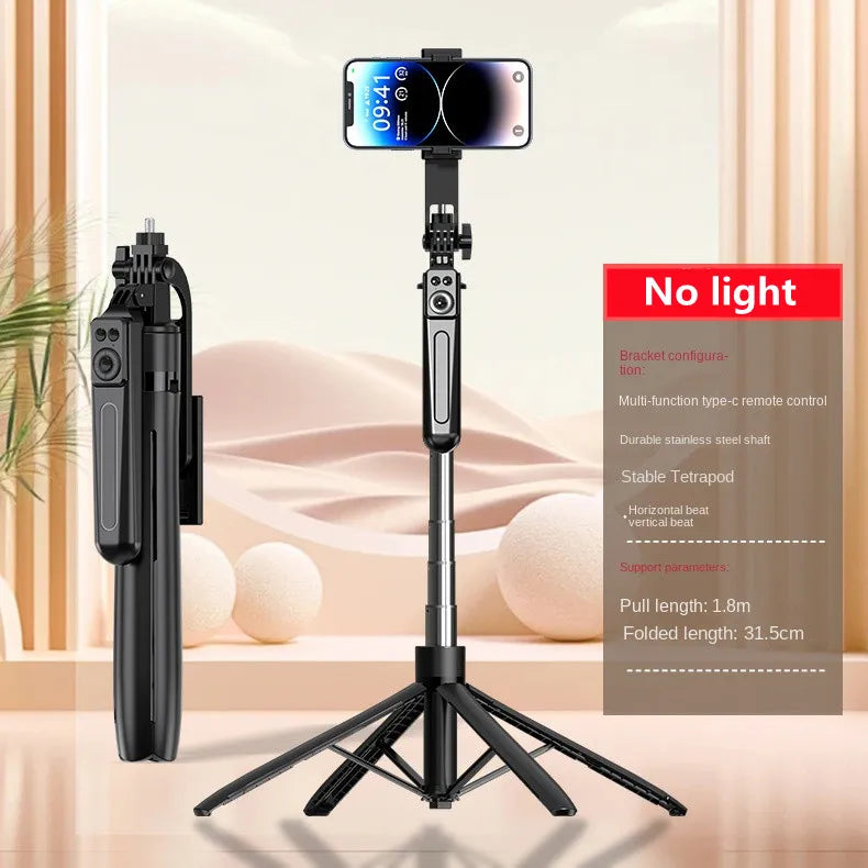 Smartphone Tripod Stand with Bluetooth Shutter – Wireless Selfie Stick