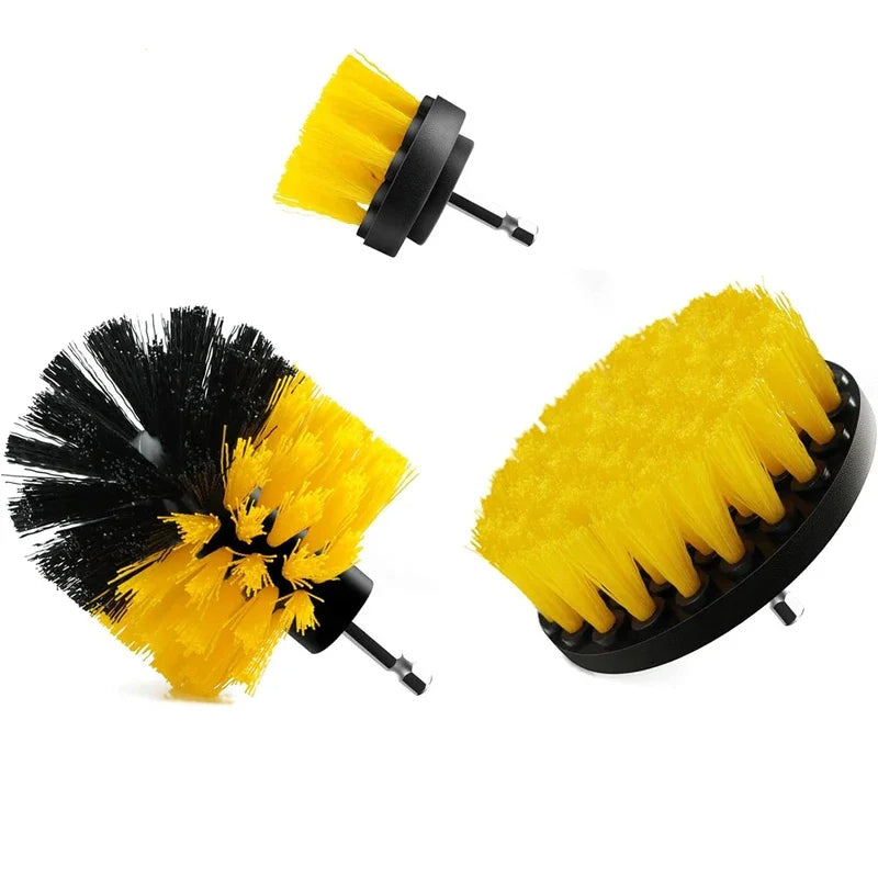 Drill Brush Cleaning Set 3PCS – Powerful Scrubber Kit