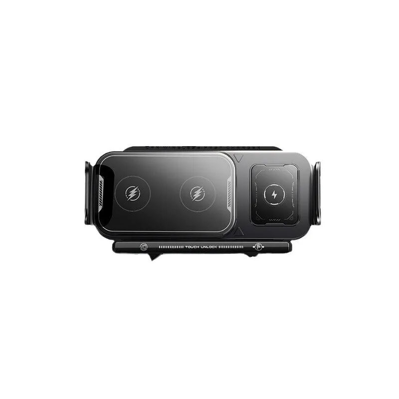 Magnetic Car Rotating Phone Holder Large Screen Dedicated Navigation Wireless Auto Charger for High Intelligent Mobile Phone/Pad