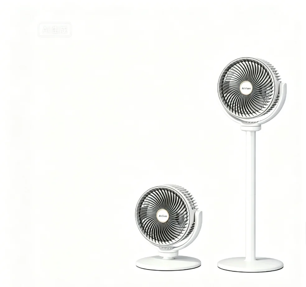 Wireless Height-Adjustable Fan – USB Rechargeable Portable Fan for Camping & Travel