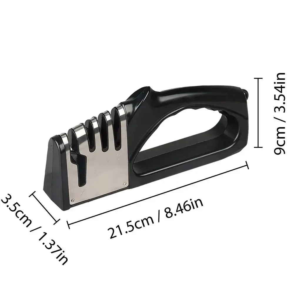 Kitchen Knife Sharpener – 4-Stage Multifunctional Sharpener