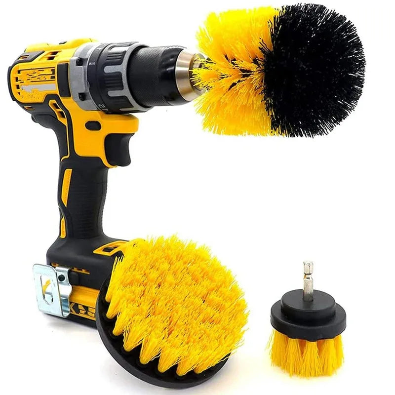 Drill Brush Cleaning Set 3PCS – Powerful Scrubber Kit
