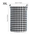 Foldable laundry basket with sturdy handles, perfect for clothes, blankets, toys, and household storage. Made from durable material with a large capacity. Easy to carry and folds flat for convenient storage when not in use.