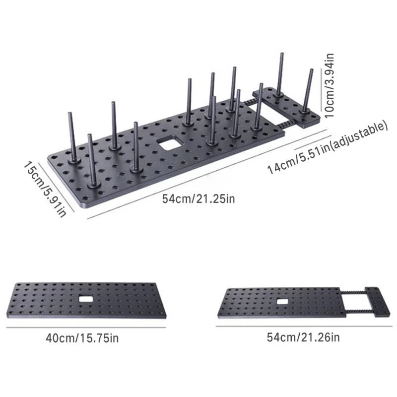 Kitchen Dish Drying Rack – Telescopic Adjustable Plate & Glass Holder