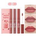 3-Piece Velvet Matte Lip Gloss Set – Long-Lasting Waterproof Liquid Lipstick Kit