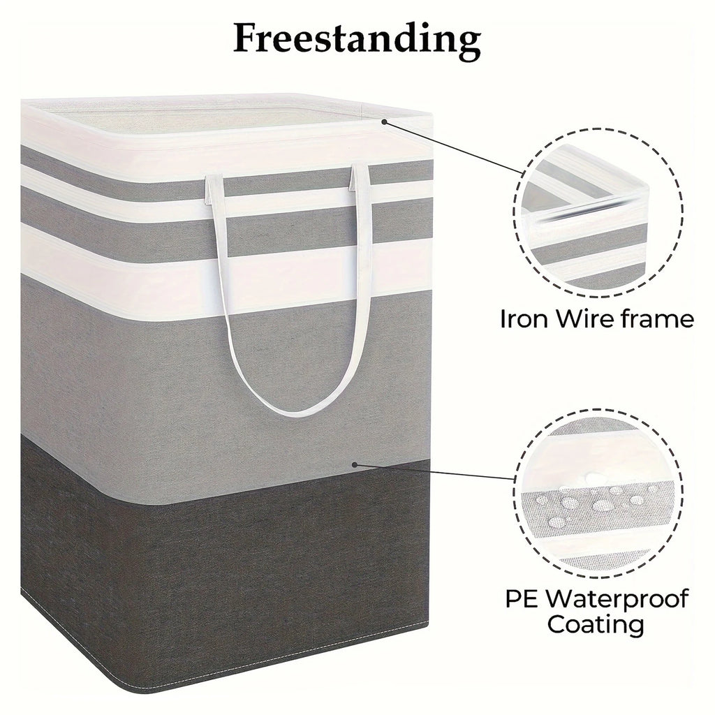 75L Large Laundry Basket with Handles – Durable Clothes Hamper