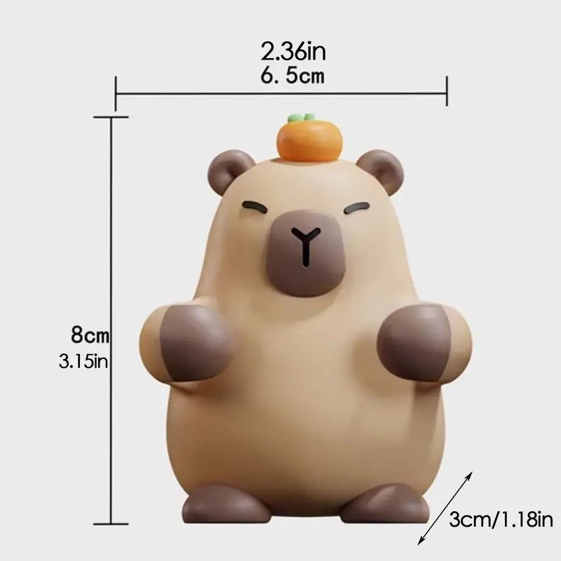 Toothbrush Wall Holder Capybara Toothbrush Hanger Adhesive Cute Aesthetic Wall Mounted Tooth Brush Hanger For Shower Mirror RV