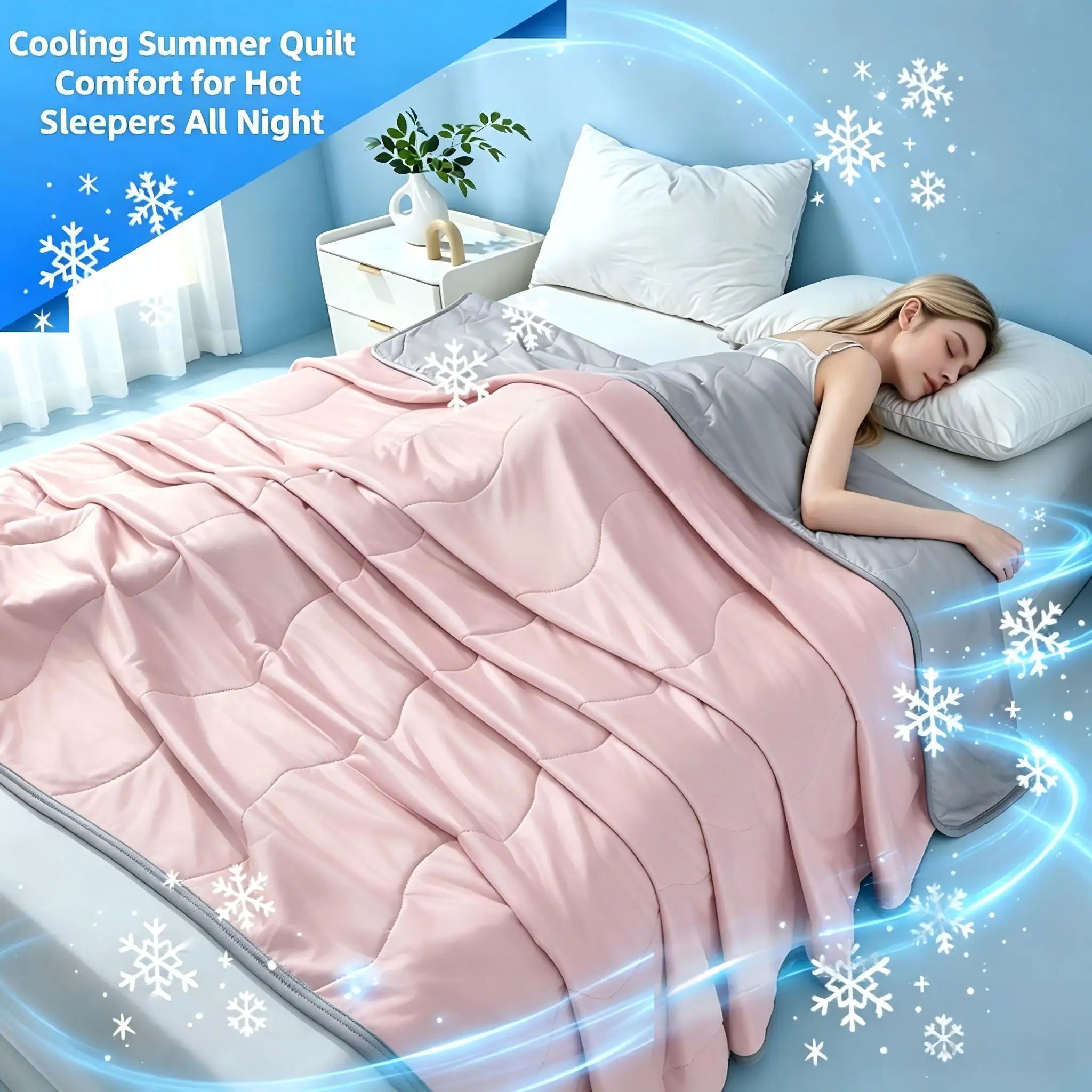 Hot Selling Summer New Arrival Cooling & Silky Summer Quilt, Bed Blanket, Air Conditioner Comforter